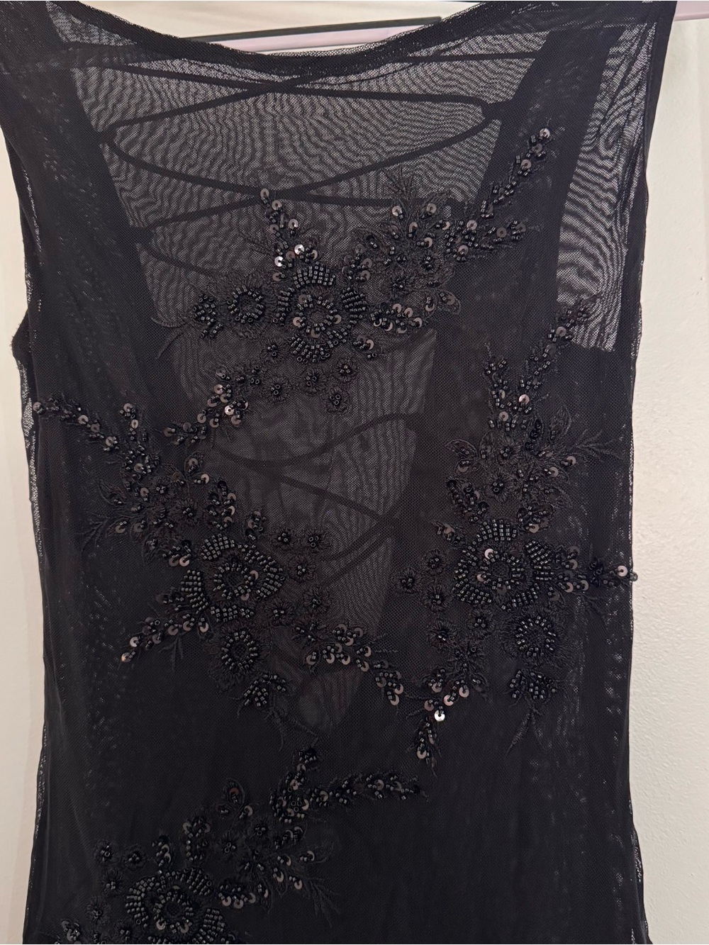 Meshki Maeva Embroidered Mesh Maxi Dress - Black - Picture 5 of 12